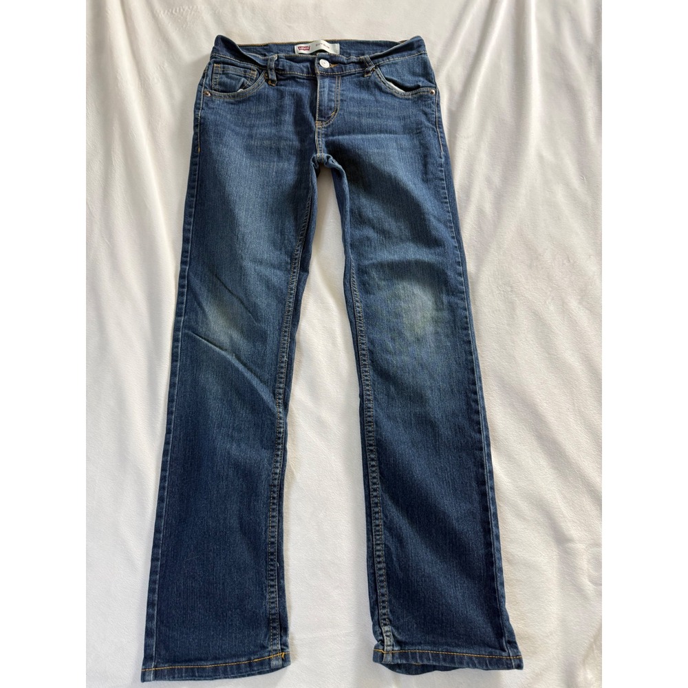 Levis 511 Slim Jeans Blue Denim W27 L27 Size 14 Regular Medium Wash